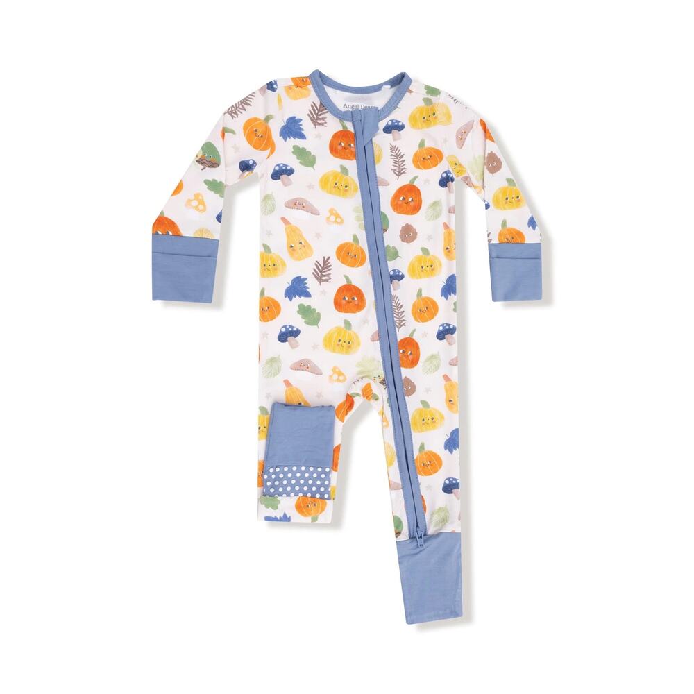 Angel Dear Autumn Pumpkins 2-Way Zipper Romper